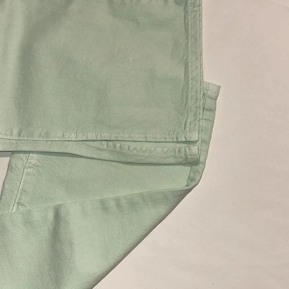 ZARA Kids | Green | WIDE LEG SOLID COLOR JEANS